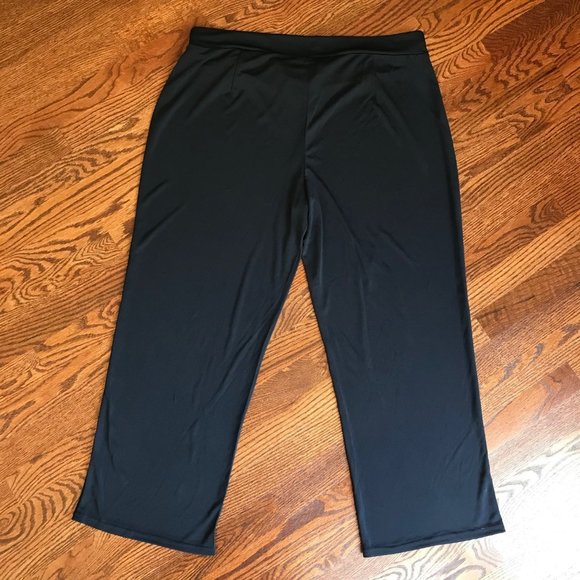 AVENUE Pull on Pant Matte Jersey Women Sz 18/20 Petite NWT Color Blue NWT - Picture 4 of 4